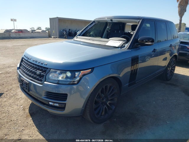Aukcja sprzedaży 2017 Land Rover Range Rover 3.0l V6 Supercharged Hse, vin: SALGS2FV3HA372891, numer aukcji: 45415979