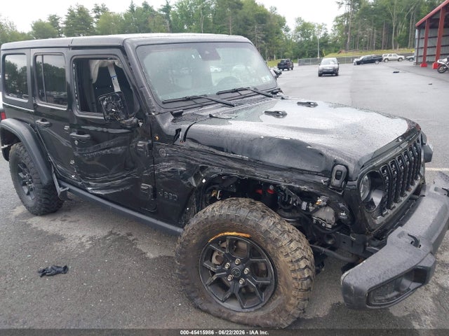 Aukcja sprzedaży 2025 Jeep Wrangler 4-door Willys 4x4, vin: 1C4PJXDN4SW516999, numer aukcji: 45415986