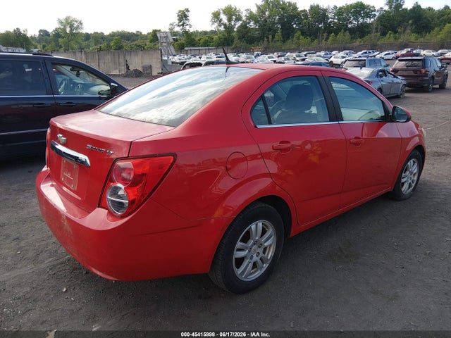 Продажа на аукционе авто 2012 Chevrolet Sonic 2lt, vin: 1G1JC5SHXC4208355, номер лота: 45415998