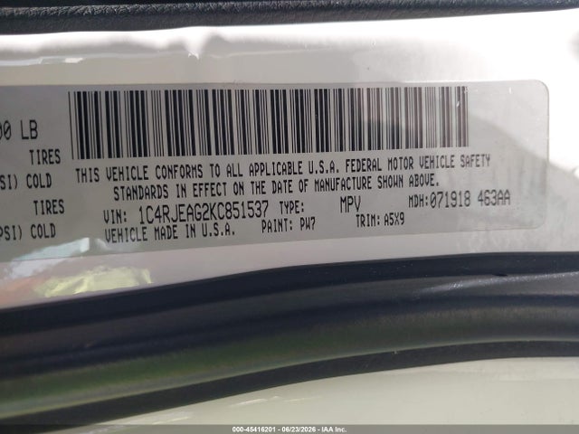 Jeep Grand Cherokee Laredo E 4x2 2019 1C4RJEAG2KC851537 Image 9