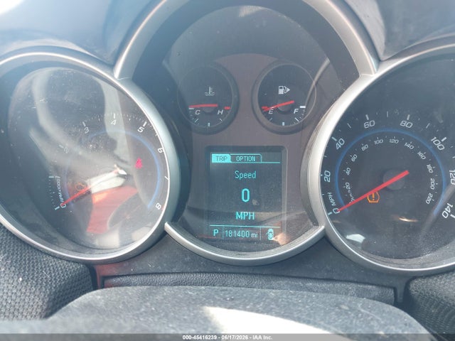 45416239 :رقم المزاد ، 1G1PC5SB3E7402457 vin ، 2014 Chevrolet Cruze 1lt Auto مزاد بيع