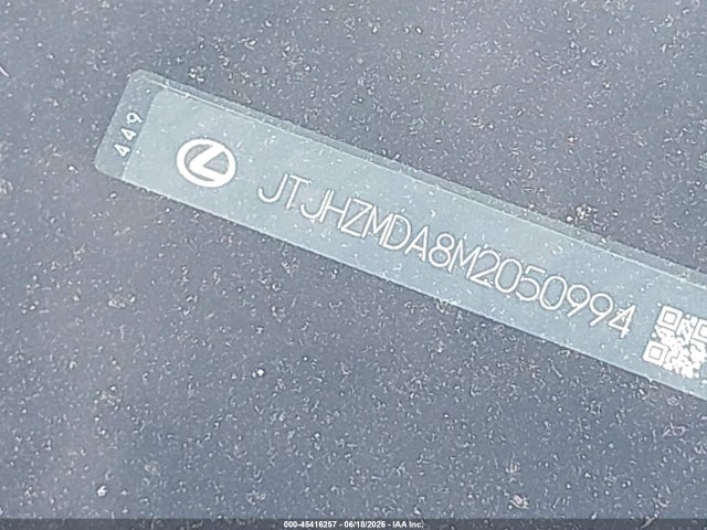 2021 Lexus Rx 350 მანქანა იყიდება აუქციონზე, vin: JTJHZMDA8M2050994, აუქციონის ნომერი: 45416257