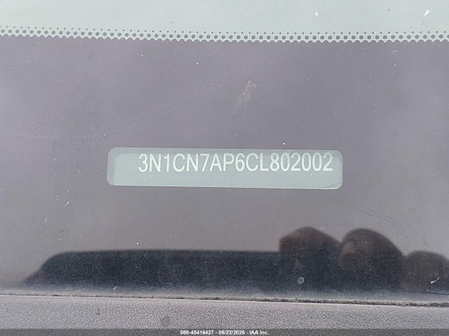 Aukcja sprzedaży 2012 Nissan Versa 1.6 Sl, vin: 3N1CN7AP6CL802002, numer aukcji: 45416427