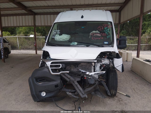 45416587 :رقم المزاد ، 3C6LRVCG8SE551450 vin ، 2025 Ram Promaster 2500 Slt+ High Roof 136 Wb مزاد بيع