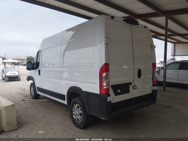 Auction sale of the 2025 Ram Promaster 2500 Slt+ High Roof 136 Wb, vin: 3C6LRVCG8SE551450, lot number: 45416587