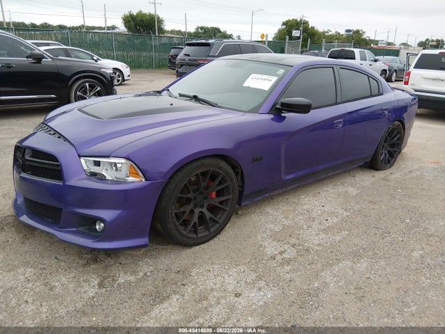 2013 Dodge Charger Srt8 მანქანა იყიდება აუქციონზე, vin: 2C3CDXEJ2DH740845, აუქციონის ნომერი: 45416890
