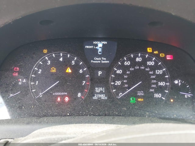 45416944 :رقم المزاد ، JTHGL46F385024492 vin ، 2008 Lexus Ls 460 L مزاد بيع