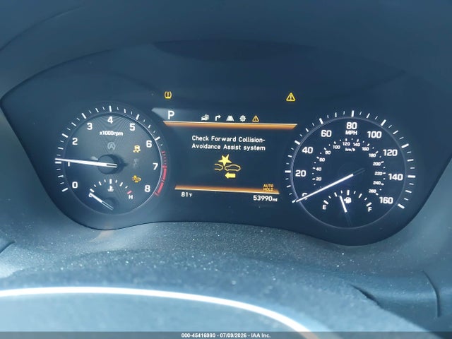 Aukcja sprzedaży 2019 Genesis G80 3.3t Sport, vin: KMTFN4JB5KU322620, numer aukcji: 45416980
