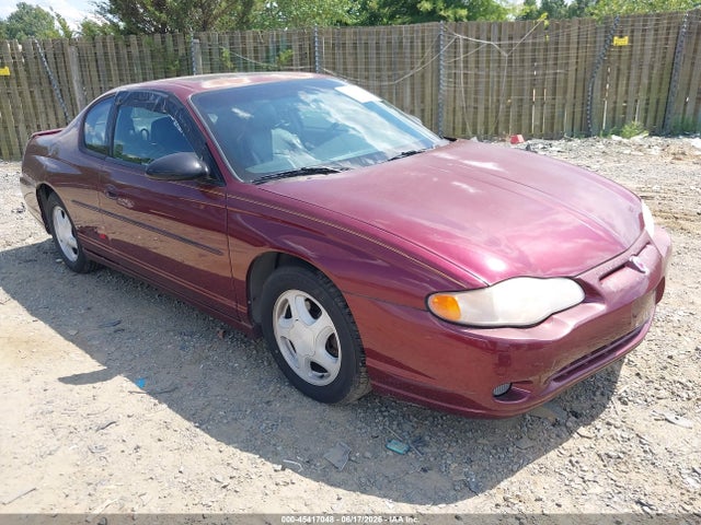 Auction sale of the 2001 Chevrolet Monte Carlo Ss, vin: 2G1WX15K519352836, lot number: 45417048