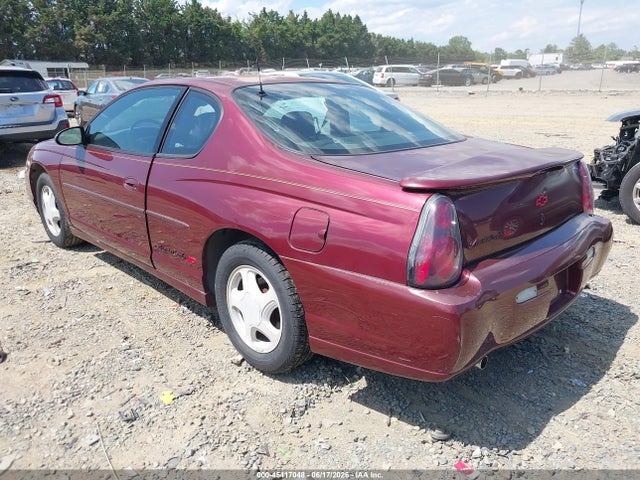Aukcja sprzedaży 2001 Chevrolet Monte Carlo Ss, vin: 2G1WX15K519352836, numer aukcji: 45417048