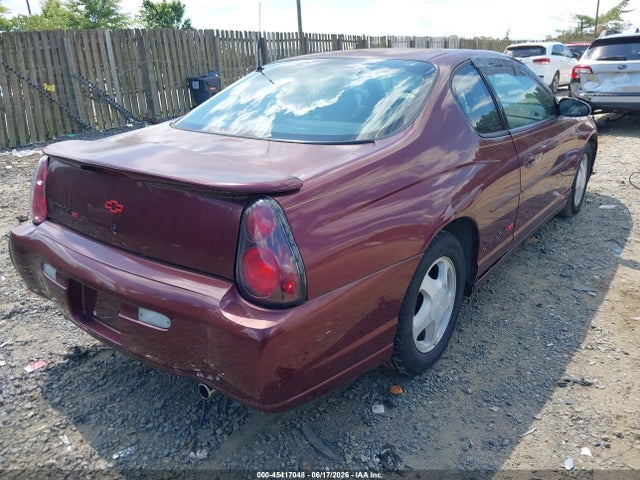 Aukcja sprzedaży 2001 Chevrolet Monte Carlo Ss, vin: 2G1WX15K519352836, numer aukcji: 45417048