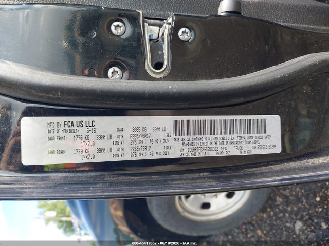 Aukcja sprzedaży 2016 Ram 1500 Tradesman, vin: 1C6RR7FGXGS356312, numer aukcji: 45417057
