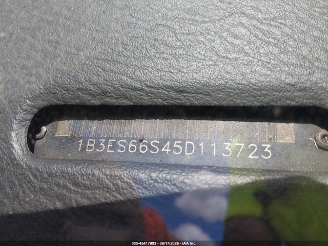 Auction sale of the 2005 Dodge Srt4, vin: 1B3ES66S45D113723, lot number: 45417093
