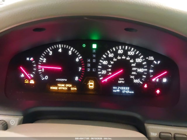 Aukcja sprzedaży 2003 Lexus Ls 430, vin: JTHBN30F930120267, numer aukcji: 45417150