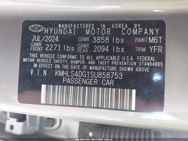 Hyundai Elantra Sel Convenience 2025 KMHLS4DG1SU858753 Image 9