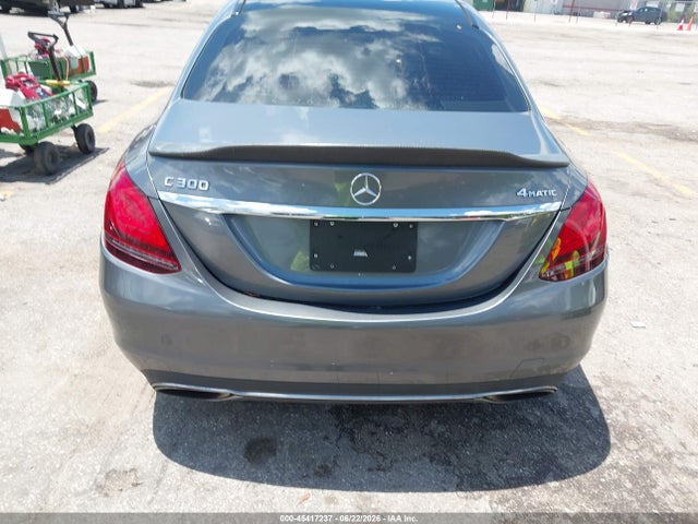 45417237 :رقم المزاد ، 55SWF8EB4KU285435 vin ، 2019 Mercedes-benz C 300 4matic مزاد بيع