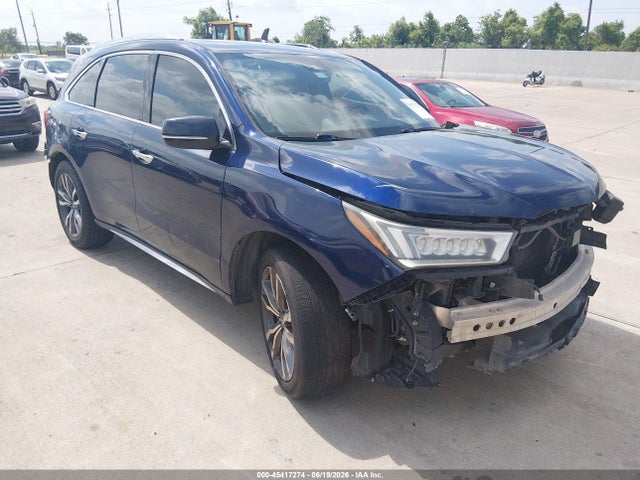 2019 Acura Mdx Advance Pkg მანქანა იყიდება აუქციონზე, vin: 5J8YD3H81KL007710, აუქციონის ნომერი: 45417274