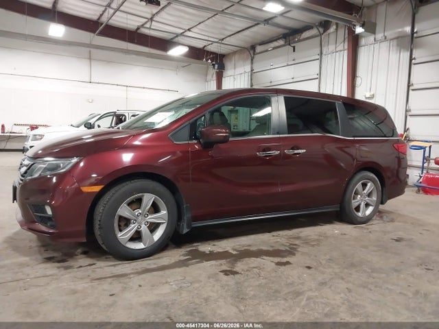 2019 Honda Odyssey Ex-l მანქანა იყიდება აუქციონზე, vin: 5FNRL6H79KB045851, აუქციონის ნომერი: 45417304