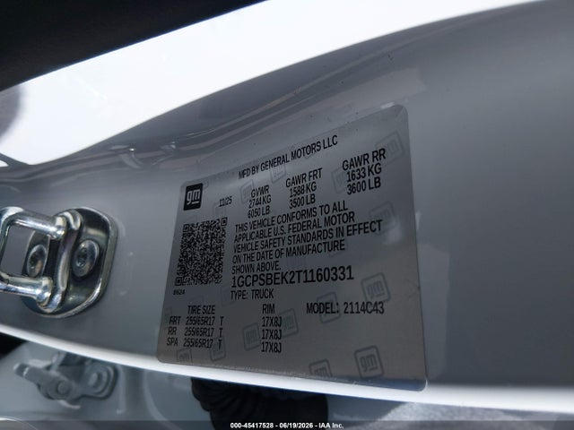 Chevrolet Colorado Wt 2026 1GCPSBEK2T1160331 Image 9