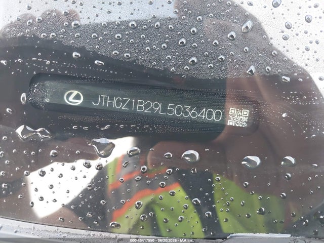 Продажа на аукционе авто 2020 Lexus Is 350, vin: JTHGZ1B29L5036400, номер лота: 45417550