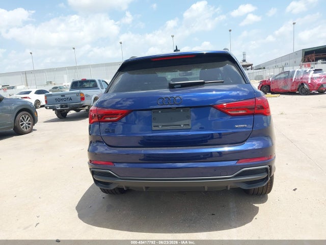 Aukcja sprzedaży 2025 Audi Q3 Premium 45 Tfsi S Line Quattro Tiptronic, vin: WA1EECF37S1108729, numer aukcji: 45417792
