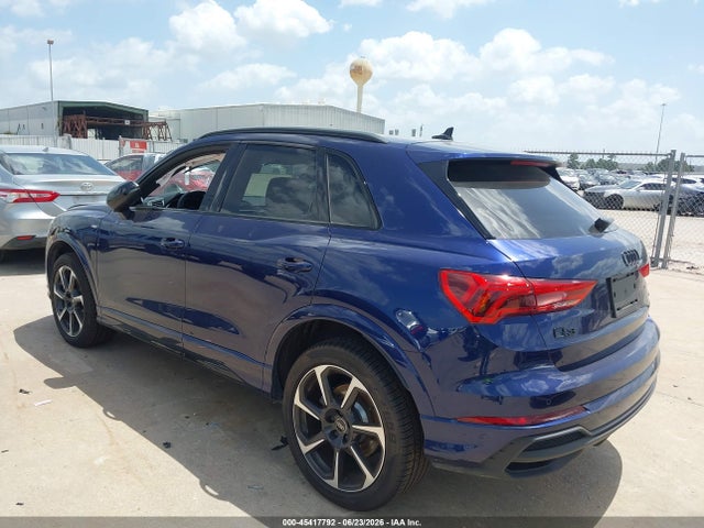 Aukcja sprzedaży 2025 Audi Q3 Premium 45 Tfsi S Line Quattro Tiptronic, vin: WA1EECF37S1108729, numer aukcji: 45417792