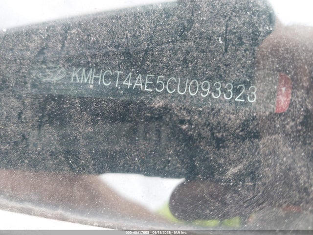 45417809 :رقم المزاد ، KMHCT4AE5CU093323 vin ، 2012 Hyundai Accent Gls مزاد بيع