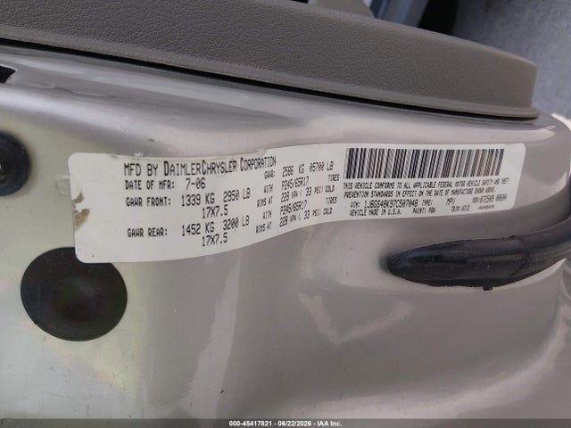 2007 Jeep Grand Cherokee Laredo მანქანა იყიდება აუქციონზე, vin: 1J8GS48K97C507048, აუქციონის ნომერი: 45417821
