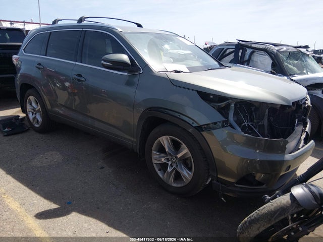Aukcja sprzedaży 2016 Toyota Highlander Limited V6, vin: 5TDDKRFH6GS330326, numer aukcji: 45417932