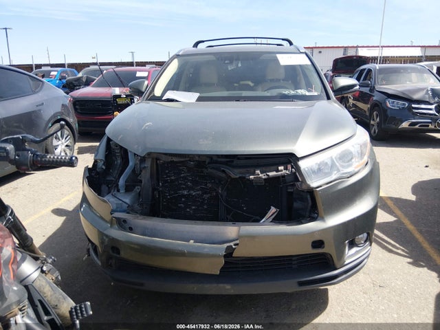 45417932 :رقم المزاد ، 5TDDKRFH6GS330326 vin ، 2016 Toyota Highlander Limited V6 مزاد بيع