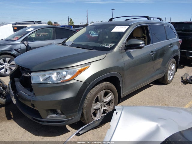 45417932 :رقم المزاد ، 5TDDKRFH6GS330326 vin ، 2016 Toyota Highlander Limited V6 مزاد بيع