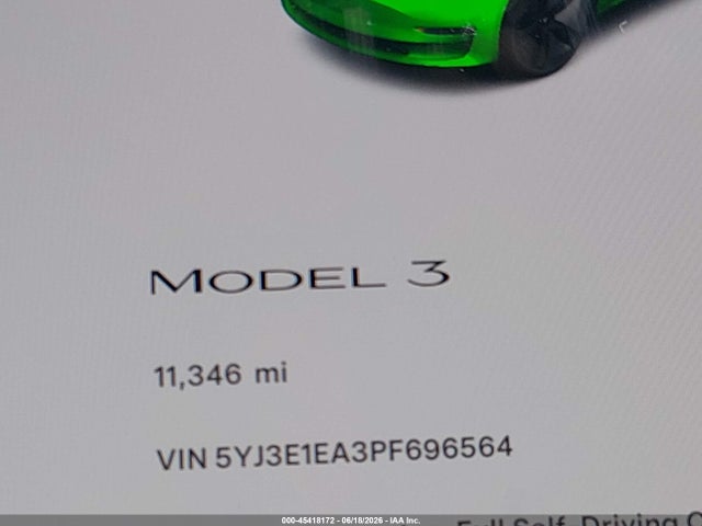 Tesla Model 3 Rear-wheel Drive 2023 5YJ3E1EA3PF696564 Image 14