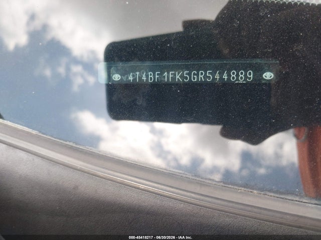 4T4BF1FK5GR544889 Toyota CAMRY LE