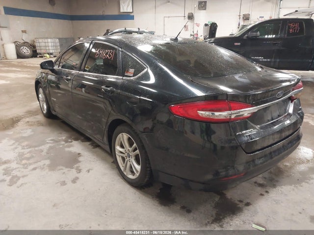 45418231 :رقم المزاد ، 3FA6P0LU5JR141416 vin ، 2018 Ford Fusion Hybrid Se مزاد بيع