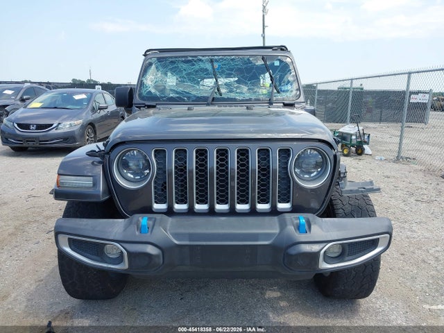 2023 Jeep Wrangler 4xe Sahara 4x4 მანქანა იყიდება აუქციონზე, vin: 1C4JJXP63PW608882, აუქციონის ნომერი: 45418358