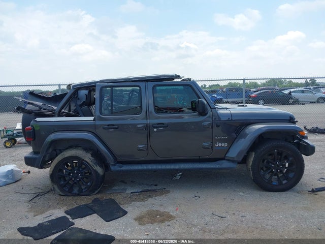 2023 Jeep Wrangler 4xe Sahara 4x4 მანქანა იყიდება აუქციონზე, vin: 1C4JJXP63PW608882, აუქციონის ნომერი: 45418358