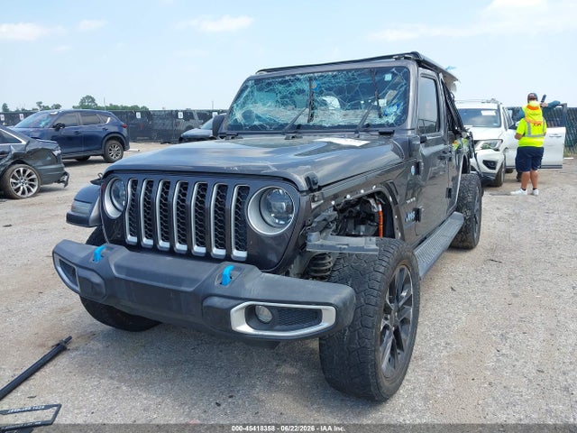 2023 Jeep Wrangler 4xe Sahara 4x4 მანქანა იყიდება აუქციონზე, vin: 1C4JJXP63PW608882, აუქციონის ნომერი: 45418358