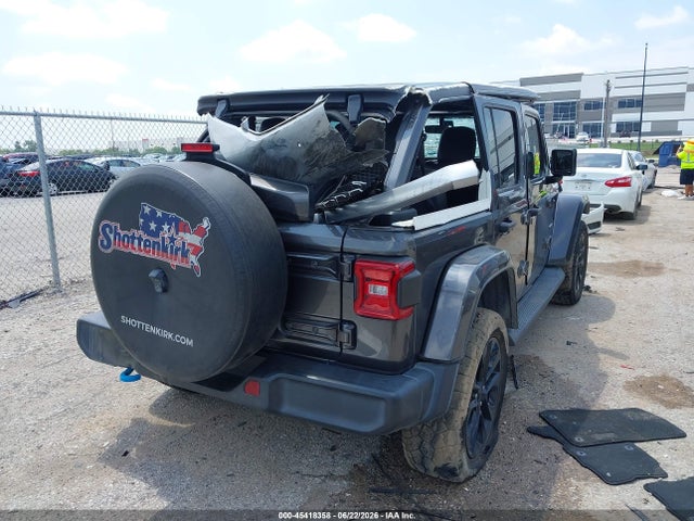 2023 Jeep Wrangler 4xe Sahara 4x4 მანქანა იყიდება აუქციონზე, vin: 1C4JJXP63PW608882, აუქციონის ნომერი: 45418358