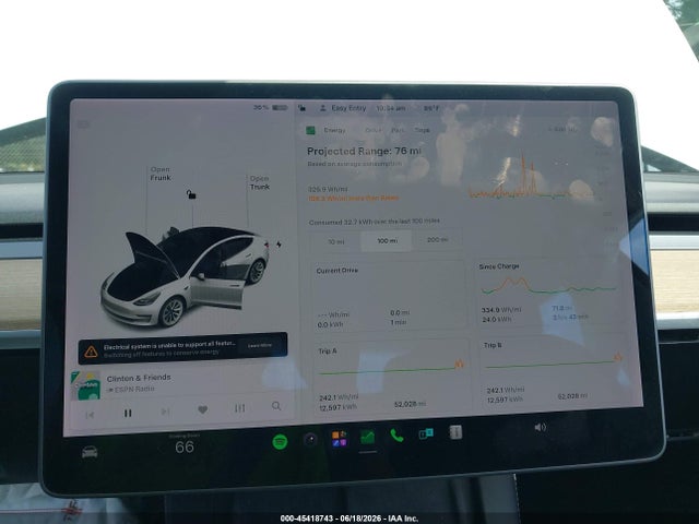 Aukcja sprzedaży 2021 Tesla Model 3 Long Range, vin: 5YJ3E1EB1MF035443, numer aukcji: 45418743