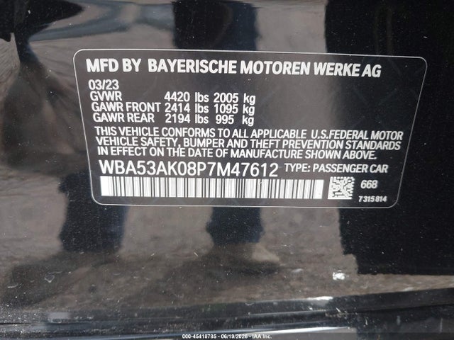 Продажа на аукционе авто 2023 Bmw 228 Gran Coupe I Sdrive, vin: WBA53AK08P7M47612, номер лота: 45418785