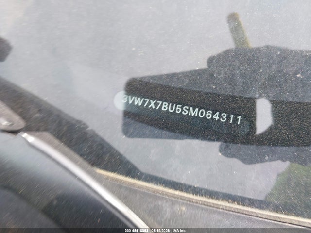 45418853 :رقم المزاد ، 3VW7X7BU5SM064311 vin ، 2025 Volkswagen Jetta 1.5t Se مزاد بيع