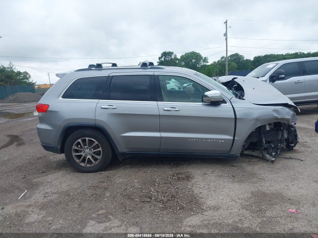 Продажа на аукционе авто 2016 Jeep Grand Cherokee Limited, vin: 1C4RJEBG4GC409462, номер лота: 45418886