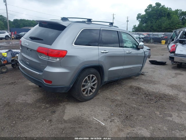 Продажа на аукционе авто 2016 Jeep Grand Cherokee Limited, vin: 1C4RJEBG4GC409462, номер лота: 45418886
