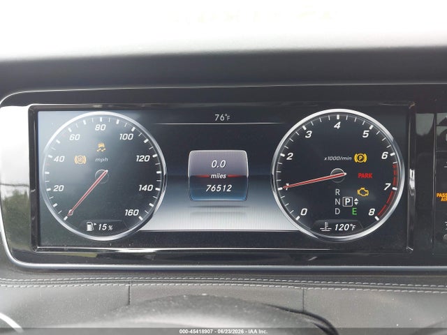 45418907 :رقم المزاد ، WDDXJ8FB4FA001048 vin ، 2015 Mercedes-benz S 550 4matic مزاد بيع