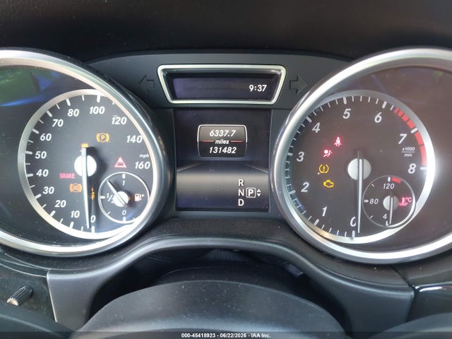 Auction sale of the 2015 Mercedes-benz Ml 350 4matic, vin: 4JGDA5HB2FA587513, lot number: 45418923