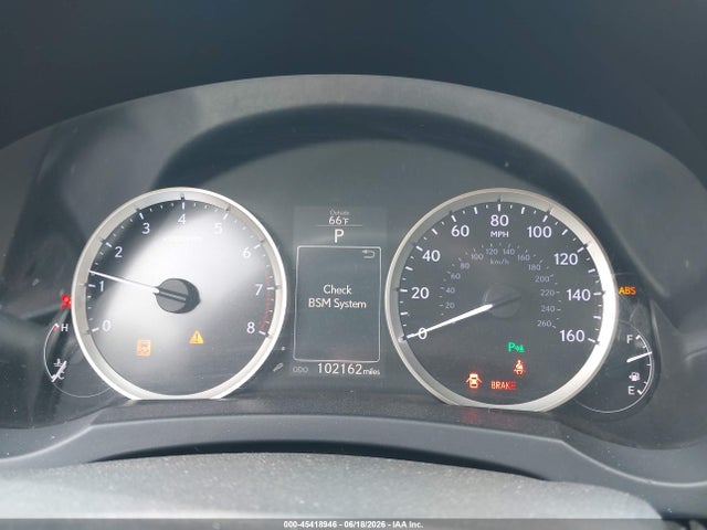 45418946 :رقم المزاد ، JTHBE1D20E5004750 vin ، 2014 Lexus Is 350 مزاد بيع