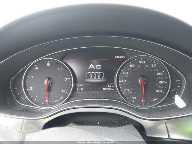 45418989 :رقم المزاد ، WAUHGAFCXFN023235 vin ، 2015 Audi A6 3.0t Premium Plus مزاد بيع