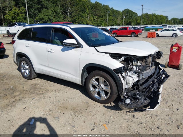 2019 Toyota Highlander Limited მანქანა იყიდება აუქციონზე, vin: 5TDYZRFH8KS306941, აუქციონის ნომერი: 45419076