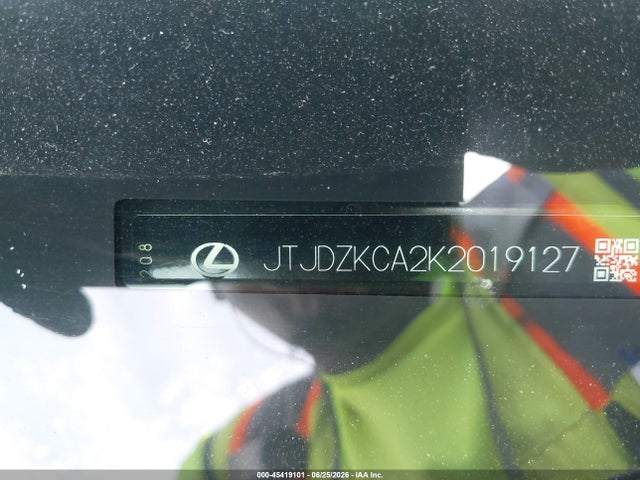 45419101 :رقم المزاد ، JTJDZKCA2K2019127 vin ، 2019 Lexus Rx 350l Premium مزاد بيع