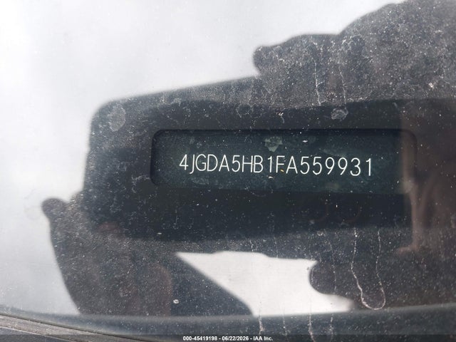 2015 Mercedes-benz Ml 350 4matic მანქანა იყიდება აუქციონზე, vin: 4JGDA5HB1FA559931, აუქციონის ნომერი: 45419198